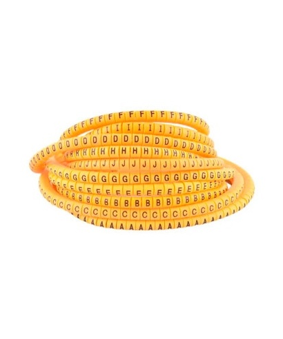 LETRAS MARCADOR PARA CABLES  AMARILLOS 


 ( 100 PIEZAS )