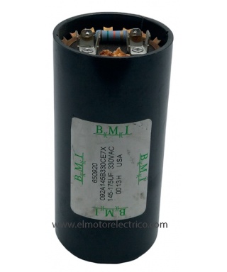 CONDENSADOR ARRANQUE 330VCA 145-175UF 092A145B330CE7X