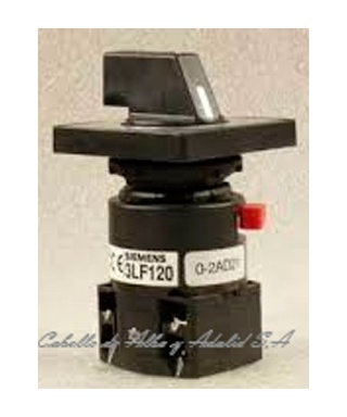 INTERRUPTOR SELECTOR 3LF120 POS 0-1 SIEMENS