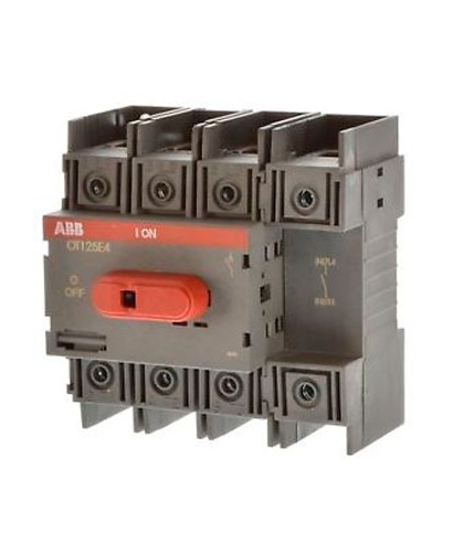 INTERRUPTOR SOBRECARRIL ABB OT160E4  TRIFASICO 160A 4 POLOS  380V  200 A RECUPERADO SIN PALANCA