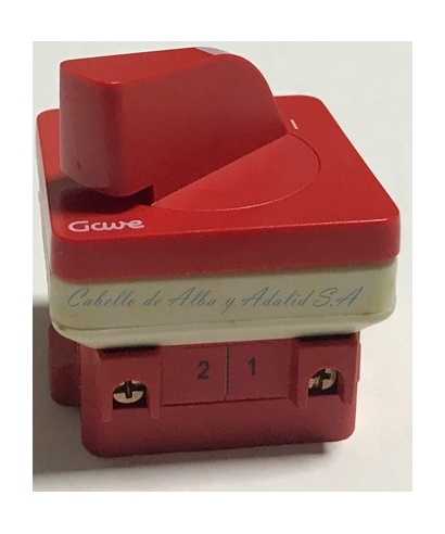 INTERRUPTOR  A-5500000  GAVE 1 POLOS  POS-0-1  12 A PARA EMPOTRAR