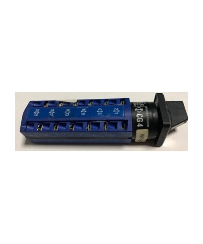 INTERRUPTOR INVERSOR CG4-WD0123  KRAUS-NAIMER 3 POLOS POS 1-0-2  10A