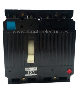 INTERRUPTOR GENERAL 80A  CGE  600V 4 POLOS REF.TEDG146A