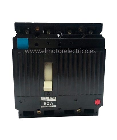 INTERRUPTOR GENERAL 80A  CGE  600V 4 POLOS REF.TEDG146A