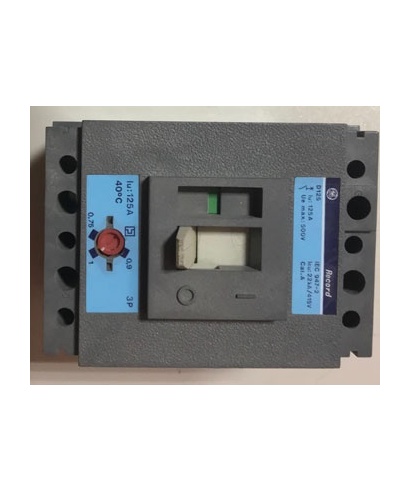 INTERRUPTOR AUTOMATICO 125A GE RECORD 500V 4 POLOS