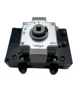 INTERRUPTOR TRAS CUADRO 63A 660V SERIE 5000 TELERGON