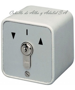 LLAVE PULSADOR INTERRUPTOR MP-S-APZ 1-2T/1 PUERTA GARAJE ACCIONAMIENTO MARCA GEBA