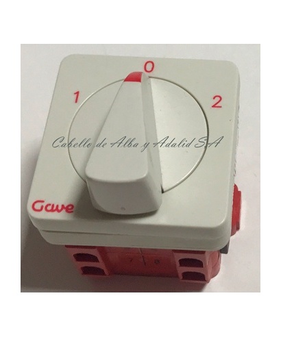 INVERSOR A-6701000 GAVE 2 POLOS POS-1-0-2  16A 600V