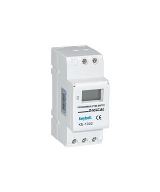 RELOJ PROGRAMADOR DE CARRIL DIGITAL CON RESERVA 240V 16A