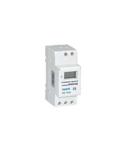 RELOJ PROGRAMADOR DE CARRIL DIGITAL CON RESERVA 240V 16A