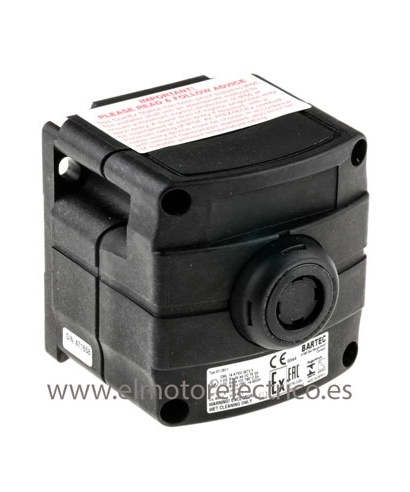 ESTACION DE CONTROL CON BOTON PULSADOR BARTEC  16A IP66, IP67 