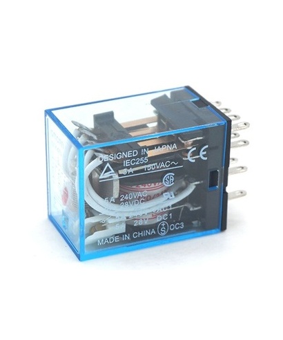 RELE MINI MY4- 4 CONTACTOS  220V OMRON 