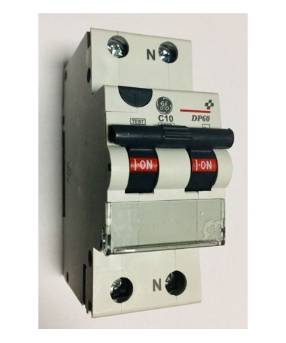 MAGNETOTERMICO DIFERENCIAL 1 POLO+NEUTRO 10A GE DP60 C10/030  608661