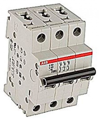 MAGNETOTERMICO TRIPOLAR 63 AMP 3P S203-C63 2CD S253 001R0634 ABB