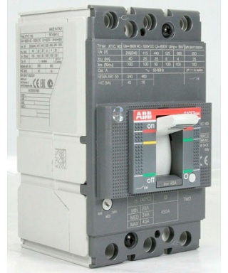 DISYUNTOR TERMOMAGNETICO 160 AMP 1SDA067418R1 ABB /TMAX XT1 N 160