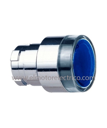 CABEZA CONTROL PULSADOR AZUL TELEMECANICA  ZB2-BW36