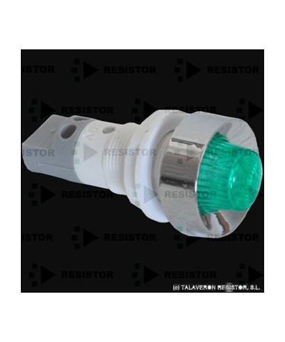 PILOTO VERDE 435 220V DIAMETRO 16.5