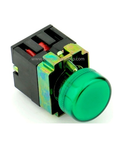 PILOTO VERDE COMPLETO TELEMECANIQUE XB2BV63
