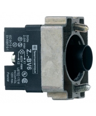 MODULO PORTALAMPARAS ZB2-BV6 PARA PILOTO 12V TELEMECANIQUE 400V