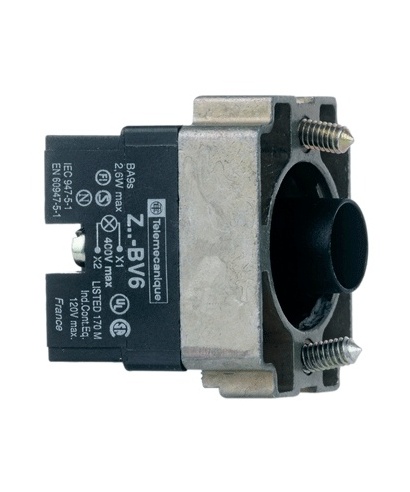 MODULO PORTALAMPARAS ZB2-BV6 PARA PILOTO 12V TELEMECANIQUE 400V