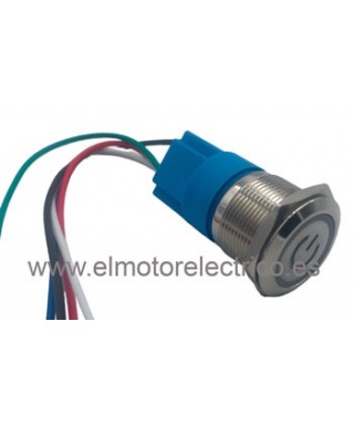 INTERRUPTOR BOTON CON CABLE DE METAL 12V 