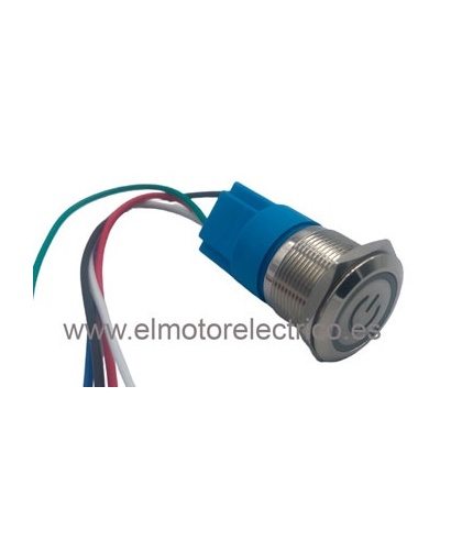 INTERRUPTOR BOTON CON CABLE DE METAL 12V 