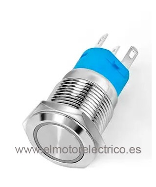 INTERRUPTOR BOTON SIN CABLE DE METAL 12V 