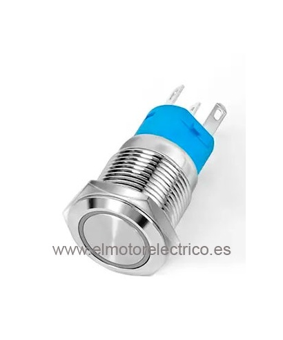 INTERRUPTOR BOTON SIN CABLE DE METAL 12V 