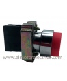 PULSADOR METALICO ROJO NC CON RETORNO SALIENTE