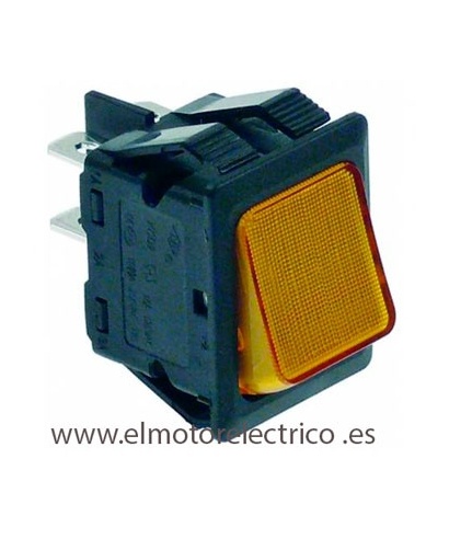 PULSADOR AMBAR 30x22mm 230 V RF. 0103147  FAGOR 
