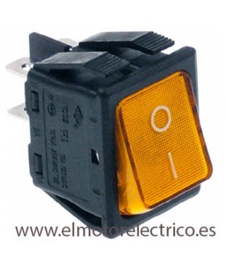 PULSADOR AMBAR 30x22mm 230 V RF. V-1835