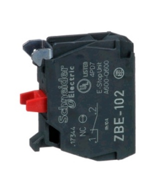 CONTACTO AUXILIAR ZBE-102 SPRECHER 1-2 ROJO