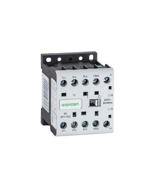 CONTACTOR MINI AC 3P 12 A 24 V 