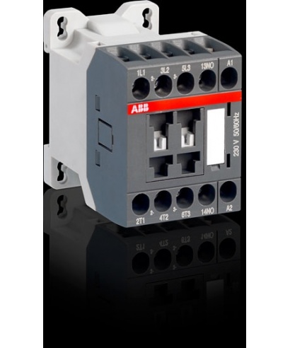 CONTACTOR 3 POLOS 9 AMP. 220V ABB AS9-30-01-26 CONTACTO NC