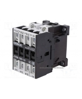 CONTACTOR 18 AMP. 220V 7,5 kW J7KN-18D-10 OMRON.
