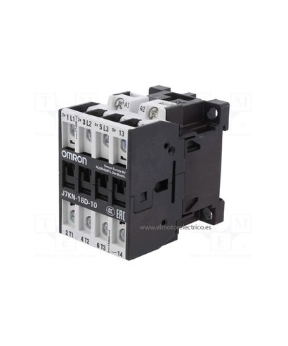 CONTACTOR 18 AMP. 220V 7,5 kW J7KN-18D-10 OMRON.
