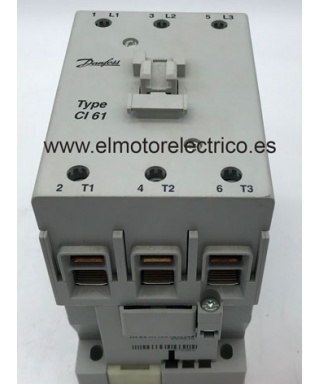 CONTACTOR 3 POLOS C61 100 AMP. 220V DANFOSS