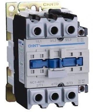 CONTACTOR 65 AMP. 220V NC1-6511 1NO+NC CHINT.
