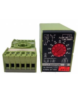 TEMPORIZADOR CSN2-65 24V CON BASE MULTICOMAT