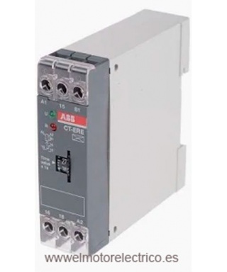 TEMPORIZADOR MONOFUNCION ABB 1SVR ,200-240V AC 24V AC/DC 4A,1 CONTACTO,SPDT, TEMPO.03S-300S