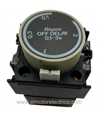 TEMPORIZADOR LA3D20A65 TELEMECANIQUE OFF DELAY 01-3 S