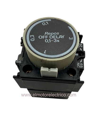 TEMPORIZADOR LA3D20A65 TELEMECANIQUE OFF DELAY 01-3 S