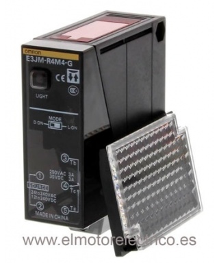 FOTOCELULA E3JM-R4M4 OMROM MULTIFUNCION EN CARCASA DE PLASTICO CON TEMPORIZADOR TENSION ALIMENTACION  12-240VC Y 24 240VC