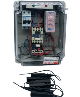 CUADRO POZO DEPOSITO MONOF.220V.2HP CON SONDAS 