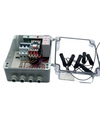 CUADRO POZO DEPOSITO TRIF.220V.0.75-1HP CON SONDAS  