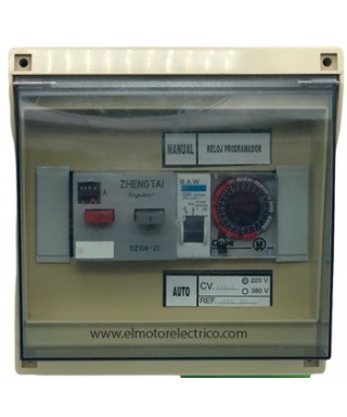 CUADRO PISCINA MONOF.220V.0.33HP