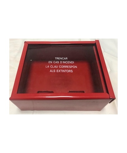 CAJA TAPA CRISTAL PARA ALARMA FUEGO