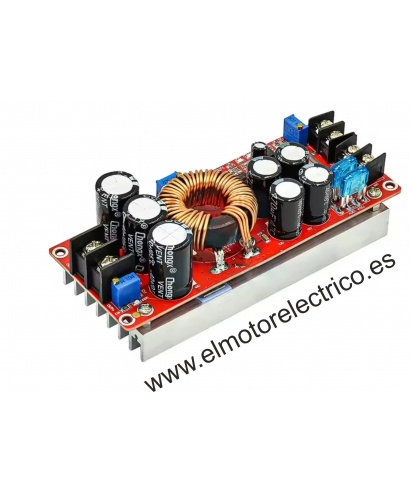 CONVERTIDOR DE CORRIENTE CONTINUA DE 1200W 20AMP.HW-455  -ENTRADA 8-60 VCC SALIDA 12.83 VCC