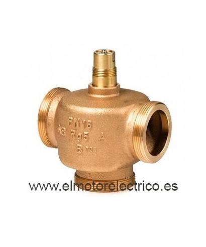 VALVULA 3 VIAS DN32 VG37802PT 1 1/4" RECTA