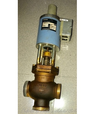 VALVULA 3 VIAS M3B40GY 24 VTS  0,-10 VTS Ó 4-20 MA SIEMENS